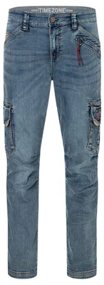 Produktbild von Timezone Cargo Hose Reißverschluss Eingrifftaschen Used Look Gerade Größe: 34W / 36L