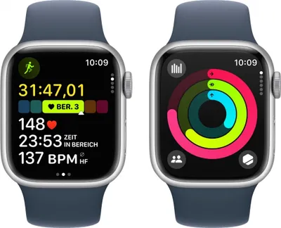 Produktbild von Apple Watch Series 9 , Touchscreen, 64 GB, WLAN, GPS, 31,9 g