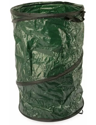 Produktbild von Kinzo Gartenabfallsack Pop-Up, 120 Liter, Dunkelgrün, 75 x 45 cm