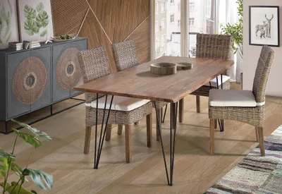 Produktbild von Sideboard aus Mangoholz mit Mandala-Muster, 90 cm x 150 cm x 40 cm Giner y Colomer