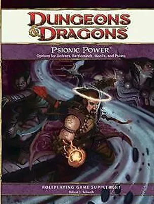 Produktbild von Psionic Power: A 4th Edition D&D Supplement von Mea... Book