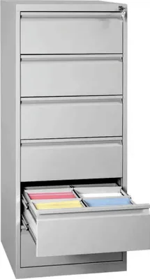 Produktbild von Karteischrank Mare| 6 Schubladen | HxBxT 132x53x62 cm | Grau