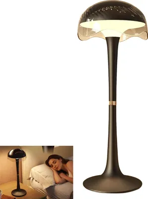 Produktbild von Tischlampe Kabellos, LED Tischlampe Akku mit 2700K-6000K & 8 Farben, Akku Tischleuchte, LED Tischleuchte Kabellos Nachttischlampe Touch Dimmbar