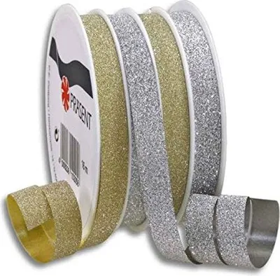 Produktbild von Pattberg 1594-099, Gold, Silber, Polyester, Glanz, 16 m, 10 mm, 21 Stück(e)