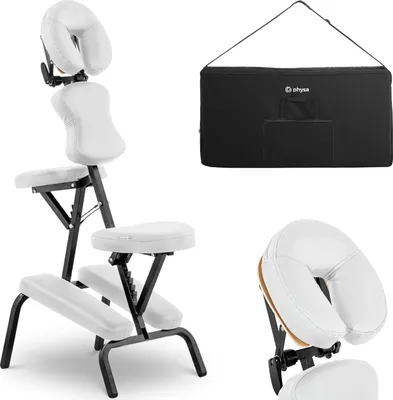 Produktbild von Klappbarer Massagesessel bis 130 kg, weiß