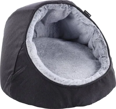 Produktbild von FLAMINGO Haustierbett Dorsa 46x46x36 cm Schwarz