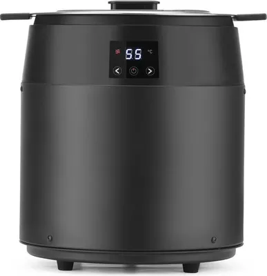 Obrázek produktu pro Polévková konvice bez vody, 10 l, HENDI, 10 l, černá, 220-240 V/450 W, Ø 330 x (V) 398 mm