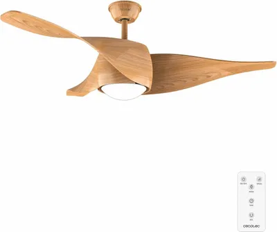 Zdjęcie produktu dla Cecotec EnergySilence Aero 5290 LightWood, Wentylator domowy z łopatkami, Drewno, Sufit, 30 m², 132 cm, 8 h