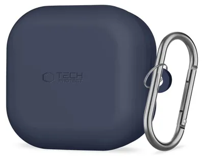 Obrázok produktu pre Tech-Protect Silicone Hook Ochranné Puzdro Na Samsung Galaxy Buds 4 / 4 Pro, Tmavomodré