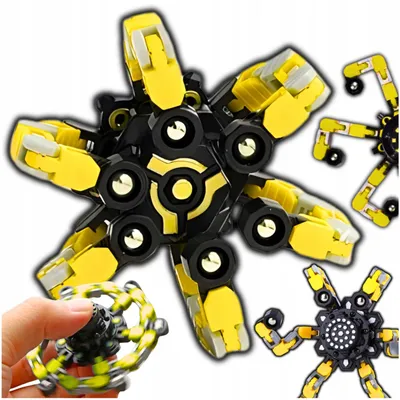 Obrázek produktu pro Fidget Spinner Robot Transformující Antistresová Hračka Dárek