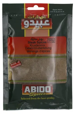Produktbild von Gewürz Abido Steak Spices | Gewürz | für Fleischgerichte | 50 g