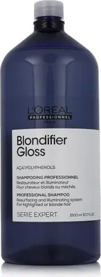 Produktbild von L’Oréal Paris BLONDIFIER, Professionell, Shampoo, Blond, Blond, 1500 ml, Ernährung, Glanz, Weichmachend