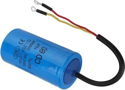 Immagine prodotto di Condensatore di avviamento CD60 da 600 uF, 250 V - Terminali a filo, 50/60 Hz, per motori e compressori d'aria