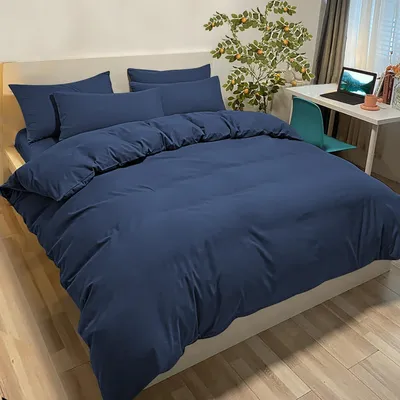 Zdjęcie produktu dla Poszwa na kołdrę - Mikrofibra - Miękka i wygodna - Niebieska - Pościel - Odpowiednia dla dorosłych - 240x260 cm