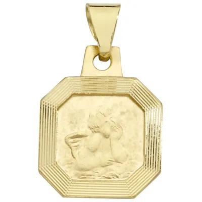 Produktbild von Basic Gold EN36 Kinder Anhänger Schutzengel 14 Karat (585) Gelbgold