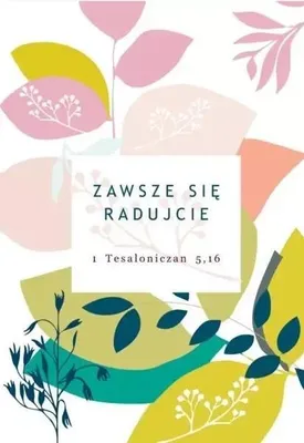 Image de Une carte pliante - « Réjouissez-vous toujours » ST - Szaron