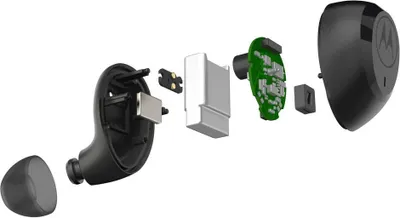 Produktbild von Motorola MOTO BUDS CHARGE, True Wireless Stereo (TWS), Anrufe/Musik, Kopfhörer, Schwarz