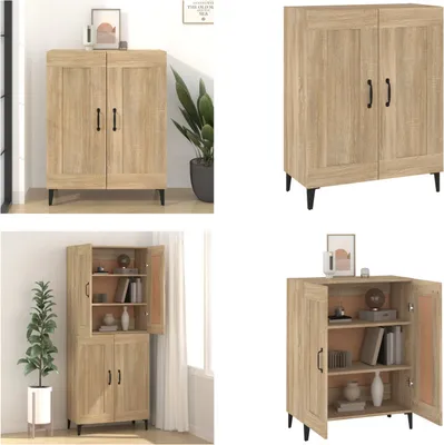 Obrázok produktu pre vidaXL Príborník Sonoma dub 69,5x34x90 cm materiál na báze dreva - Príborník - Príborníky - Skriňa - Úložná skriňa