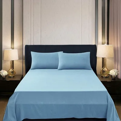 Imagen del producto de Juego de sábanas de algodón 100% para cama individual