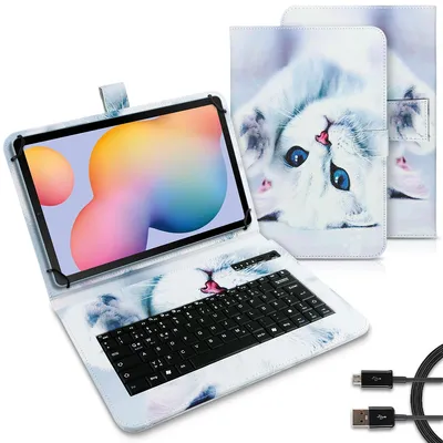 Produktbild von Tablet Tasche für Xiaomi Redmi Pad 2 2025 Hülle Tastatur Bluetooth SchutzhülleMotiv:Motiv 3