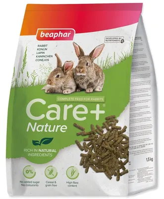 Productafbeelding van Beaphar Care+ Nature, konijnenvoer, 1,5 kg