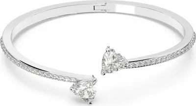 Zdjęcie produktu dla Swarovski Armreif 5518814/5535354 Attract Soul Heart, weiss, rhodiniert