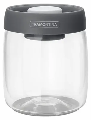 Productafbeelding van Tramontina PUREZZA voorraadpot, bewaardoos, glazen/plastic, 0,8 liter, 61225-080
