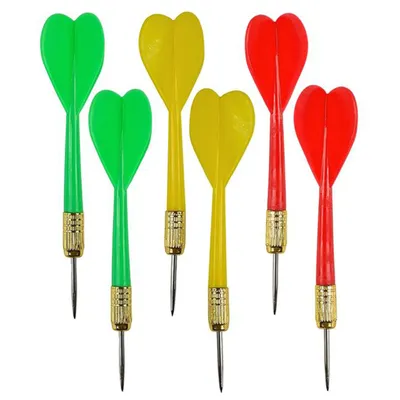 Produktbild von Dartpfeile Metall 6g – 6 Stück Set – Präzise Softdarts für Fortgeschrittene – ENERO