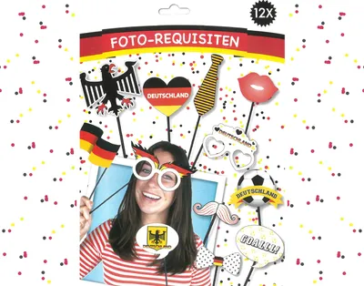 Zdjęcie produktu dla Photo Rekwisites Mistrzostwa Europy/Mistrzostwa Świata w piłce nożnej Niemcy - 12 sztuk
