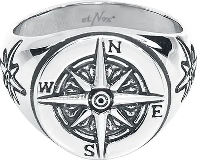 Produktbild von etNox Ring Herren Kompass Standard L