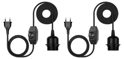 Productafbeelding van Hanglamp, E27-fitting, aan/uit-schakelaar met touchbediening, 2 dimmers