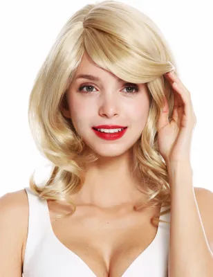 Produktbild von WIG ME UP Perücke lang voluminös gewellt Scheitel hellblond VK-44-26