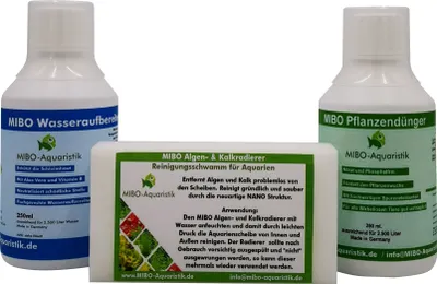 Produktbild von MIBO Aquarium  Wasseraufbereiter & Pflanzendünger je 250 ml