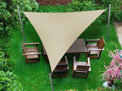 Produktbild von Premium wasserdichtes Segel 3x3x4,2 Weiß