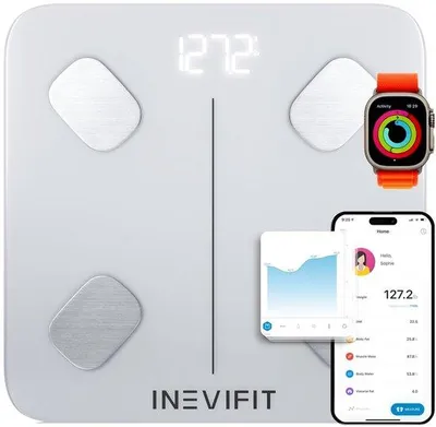 Imagen del producto de Báscula de análisis corporal digital con Bluetooth