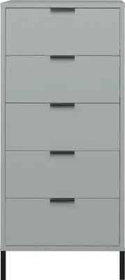 Produktbild von Kommode Erna 51x45x123 Pinie Green matt Lack 14728-Q