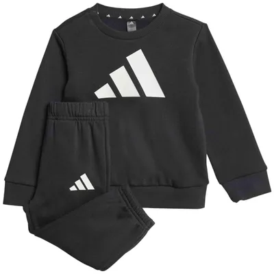 Produktbild von adidas Unisex Baby Big Logo Essentials Jogger Track Suit, Black/White, 3-6 Month