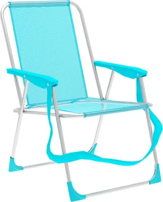 Produktbild von Marbueno Klappstuhl Aluminium Aquamarin Strand und Pool 53X56X78 cm 10307
