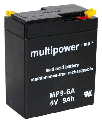 Produktbild von Multipower - MP9-6A - 6 Volt 9000mAh Pb