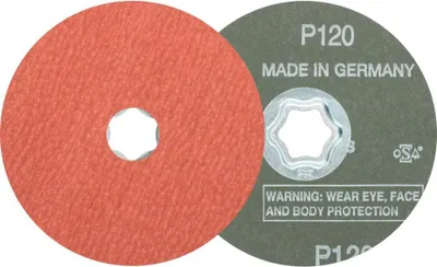 Immagine prodotto di PFERD TOOLS COMBICLICK disco in fibra di corindone Ø 115 mm A-COOL120 per acciaio inox