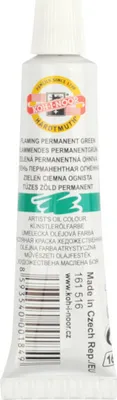 Zdjęcie produktu dla KOH-I-NOOR 16151500000 Farba olejna Permanent Green 16 ml 1 szt.