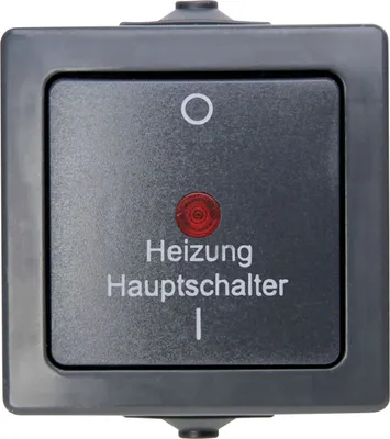 Produktbild von Kopp Feuchtraum Heizungshauptschalter Nautic, anthrazit, 565315003