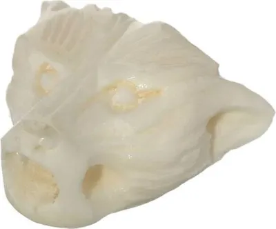 Produktbild von Haarschmuck Bartperle Ainir Wolfskopf Knochen Lockenperle 6436