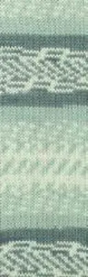 Produktbild von Pro Lana Fjord Socks 100g 185 jade-petrol-weiß Color