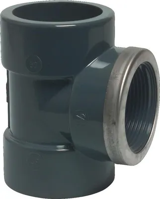 Produktbild von T-Stück Maß 32mmx1Zollx32mm 16bar 90Grad