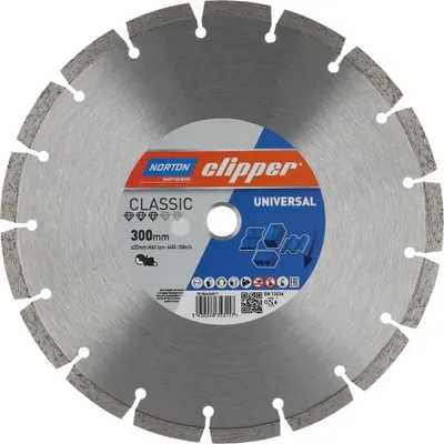 Produktbild von Norton Clipper Diamant-Trennscheibe Classic Universal, 300x20 mm