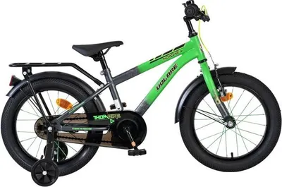 Produktbild von Volare Thombike Kinderfahrrad - Jungen - 16 Zoll - Grün-Grau