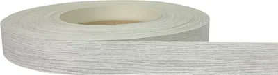 Produktbild von Kantenumleimer 4x500 cm - Hellgraue Eiche - Melamin Kantenband mit Schmelzkleber für stabile Möbelkanten - Umleimer für Schutz und dekorativen Abschluss von Möbelplatten - Furnierband zum Aufbügeln