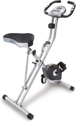 Produktbild von Famanu Hometrainer Klappbar mit Magnetbremssystem und Handpulsmessung - Schwarz