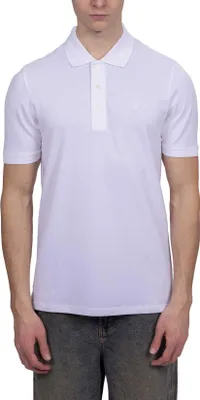 Produktbild von LYLE & SCOTT - Superfeines Herren-Poloshirt mit farbigem Logo - Größe XXL